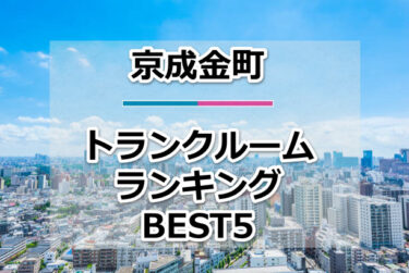 【格安】京成金町トランクルームおすすめランキングBEST5を紹介！